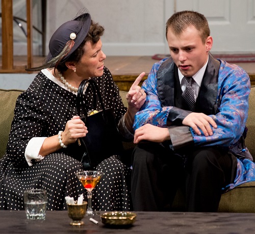 Allison Turkel as Mrs. Baker in  Neil Simon's Come Blow Your Horn at TACT